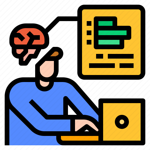 Brain, consumer, laptop, psychology, statistic icon - Download on Iconfinder