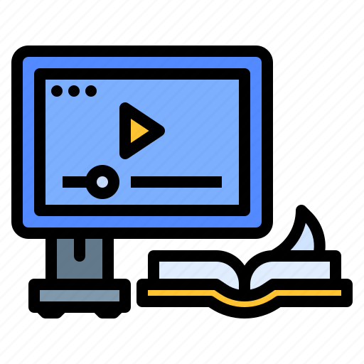 Book, computer, knowledge, learning, monitor icon - Download on Iconfinder