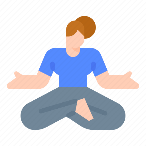 Avatar, cultural, meditation, woman, yoga icon - Download on Iconfinder