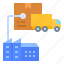 distribution, industry, shipping, store, transportation 