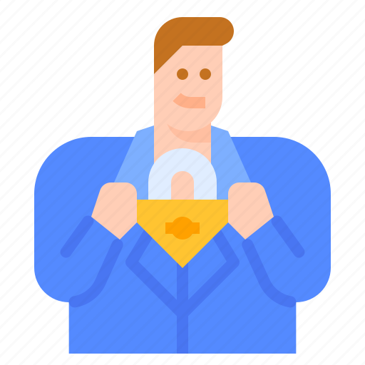 Businessman, lock, password, personal, security icon - Download on Iconfinder
