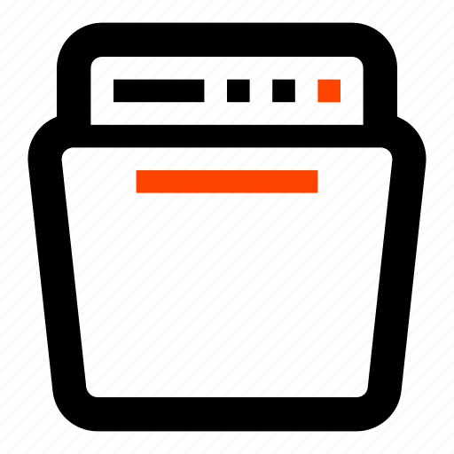 Appliance, dish washer, dishwasher, electronics, kitchen, washer icon - Download on Iconfinder