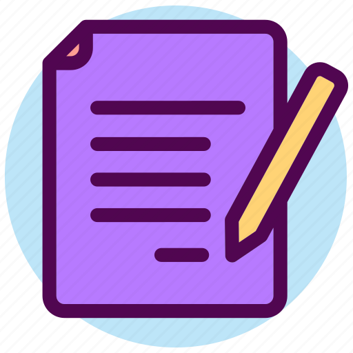 Contact, note, writing, pencil, text, write icon - Download on Iconfinder