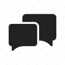 black, chat, contact, discussion, message, phone, smart phone, vector 