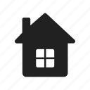 black, building, contact, estate, home, homepage, house, vector 