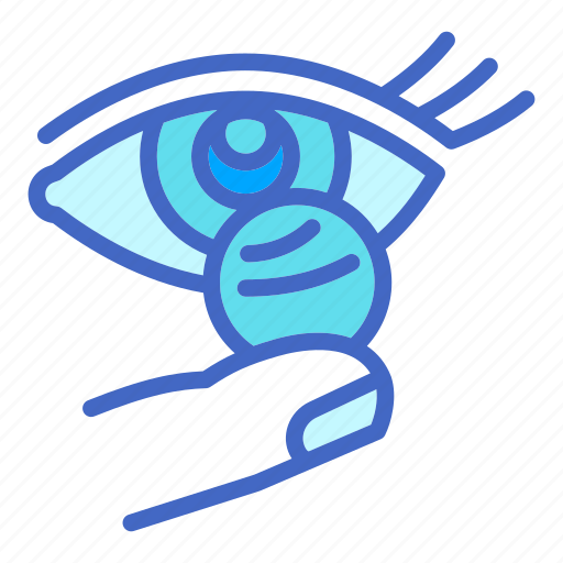 Woman, contact, lens icon - Download on Iconfinder