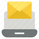email, communication, laptop, letter