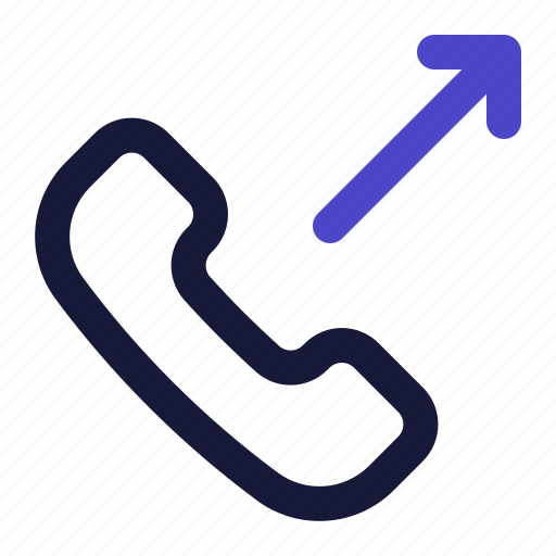 Outgoing, call, telephone, phone, calling icon - Download on Iconfinder