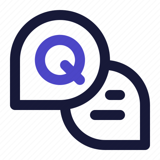 Qa, doubts, questions, answers, conversation icon - Download on Iconfinder