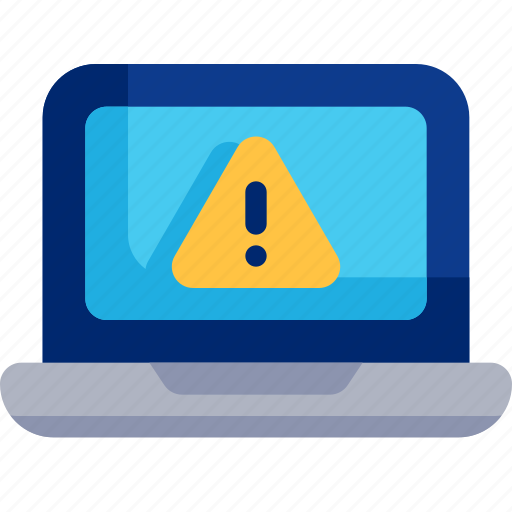 Error, laptop, warning, pc icon - Download on Iconfinder