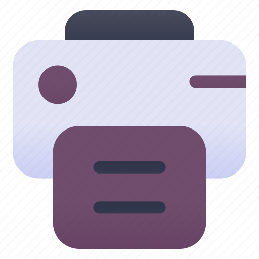 Printer, document, file, format, extension, data, paper icon - Download on Iconfinder