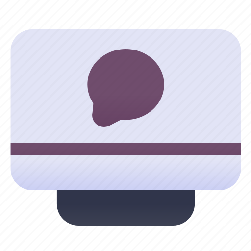 Desktop, talk, chat, message, mail, email, letter icon - Download on Iconfinder