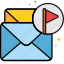 email, flag, mail, message 