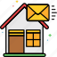 home, mail, message 
