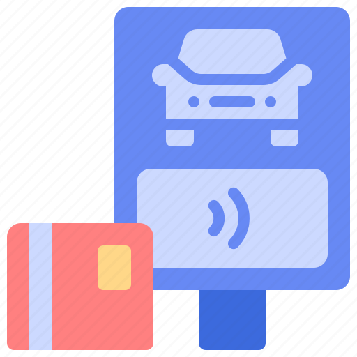 Parking, sign, contactless, payment, nfc icon - Download on Iconfinder