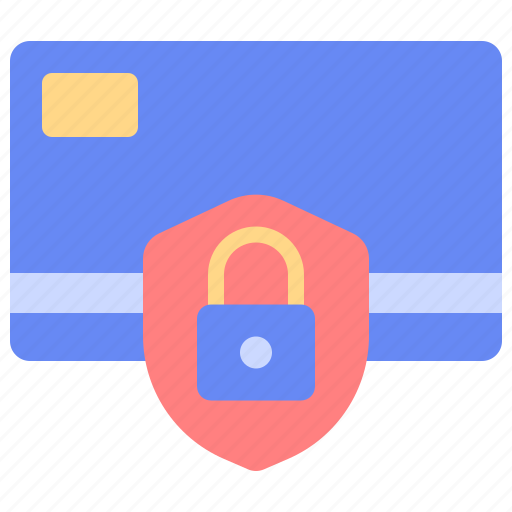 Security, protection, lock, safety, shield, card icon - Download on Iconfinder
