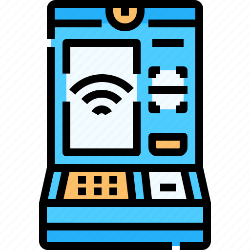 Atm, automatic, untract, contactless, tecnology icon - Download on Iconfinder