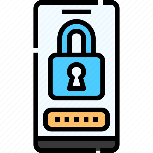 Password, lock, unlock, untract, contactless, tecnology icon - Download on Iconfinder