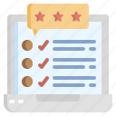 contacts, communication, flaticon, feedback, review, comment, marketing, star