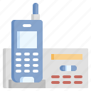 contacts, communication, flaticon, landline, home, appliance, telephone, call, phone