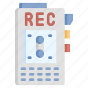 contacts, communication, flaticon, recorder, music, multimedia, cassette, audio