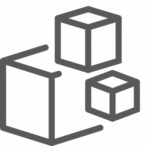 Box, content, cube, modules, shipping, storage icon - Download on Iconfinder