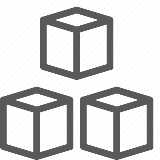 Box, content, cube, modules, shipping, storage icon - Download on Iconfinder