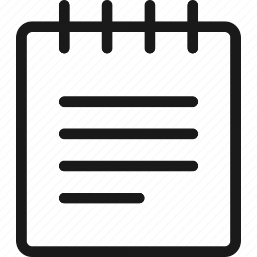Notes, book, text icon - Download on Iconfinder