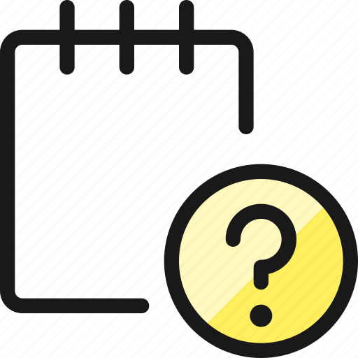 Notes, question icon - Download on Iconfinder on Iconfinder