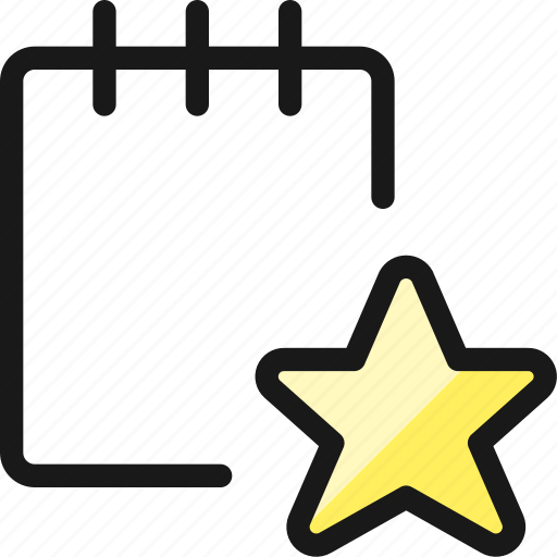 Notes, star icon - Download on Iconfinder on Iconfinder