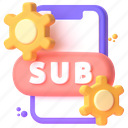subscribe, front