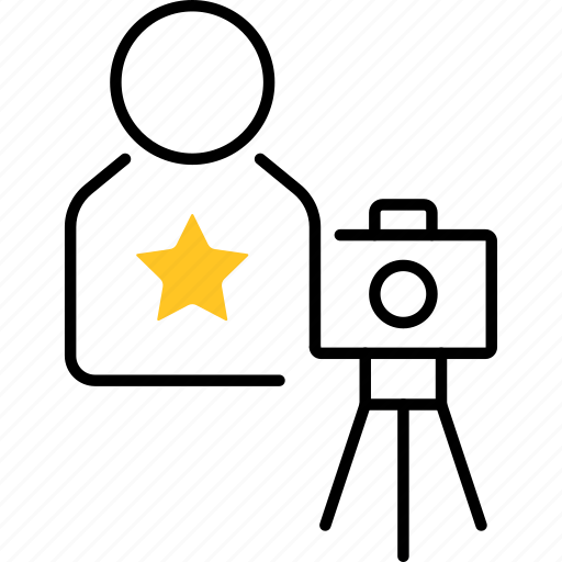 Rating, camera, person, camera-recorders, blogger icon - Download on Iconfinder