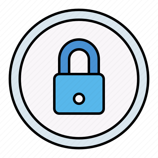 Lock, secure, button, interface icon - Download on Iconfinder