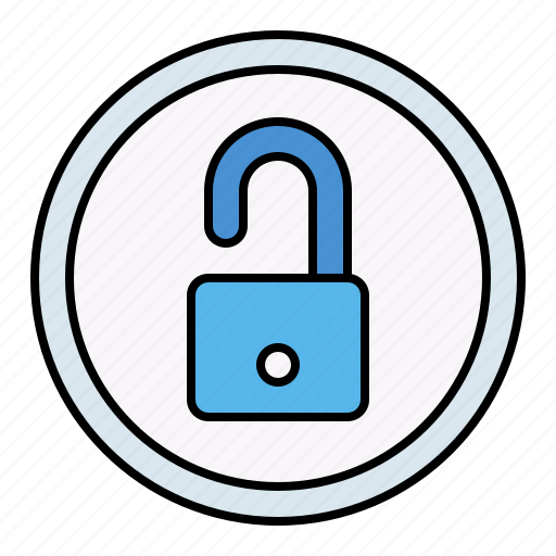 Unlock, unsecure, button, interface icon - Download on Iconfinder
