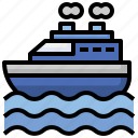 cruise, boat, transport, ship, commerce