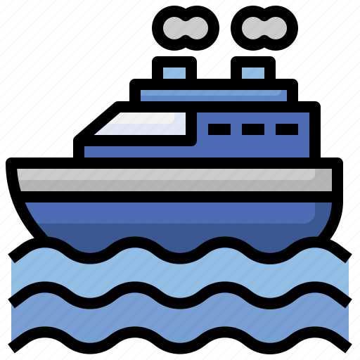 Cruise, boat, transport, ship, commerce icon - Download on Iconfinder