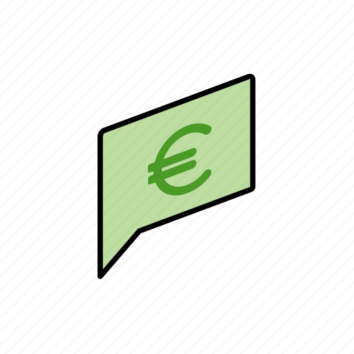 Chat, conversation, dialogue, eur, message, money, question icon - Download on Iconfinder