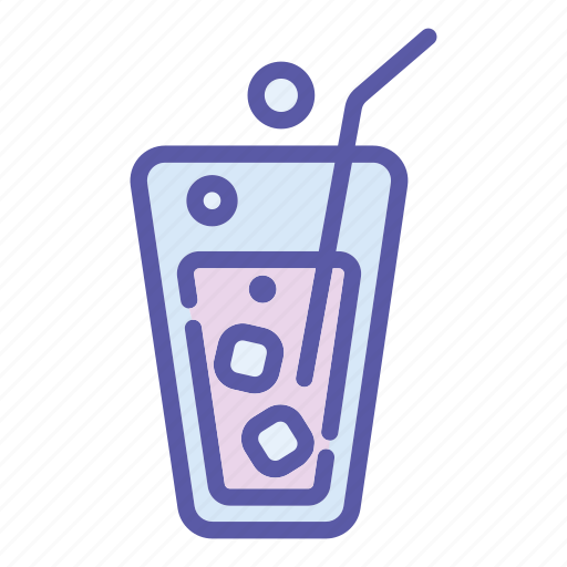 Cola, drink, glass, ice, liquid, soda, sweet icon - Download on Iconfinder