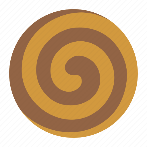Biscuit, chocolate, cookie, cracker, pinwheel cookie icon - Download on Iconfinder