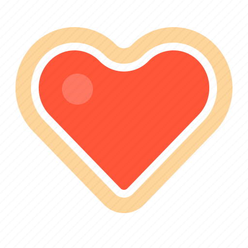 Biscuit, cookie, cracker, heart, linzer, linzer cookie, valentine icon - Download on Iconfinder