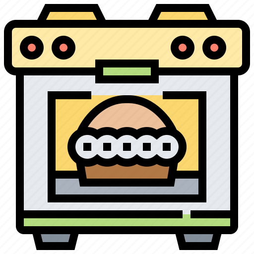 Bake, bread, oven, pie, stove icon - Download on Iconfinder