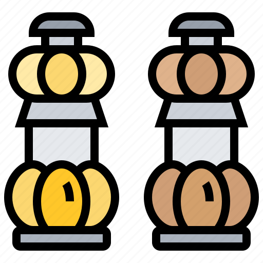 Bottle, grinder, pepper, salt, shaker icon - Download on Iconfinder