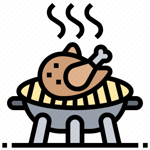 Cook, food, outdoor, smoke, steak icon - Download on Iconfinder