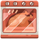 chicken, cock, cooking, food, leg, oven, turkey