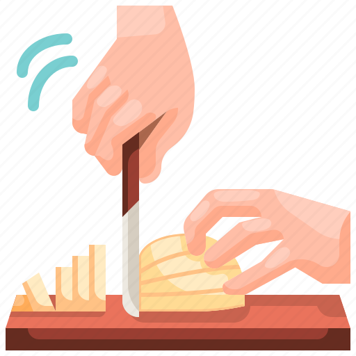 Knife, meal, sliced, toast, toaster icon - Download on Iconfinder
