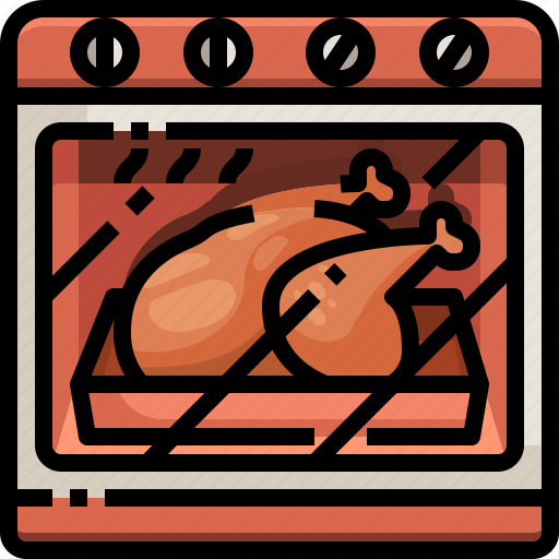 Chicken, cock, cooking, food, leg, oven, turkey icon - Download on Iconfinder