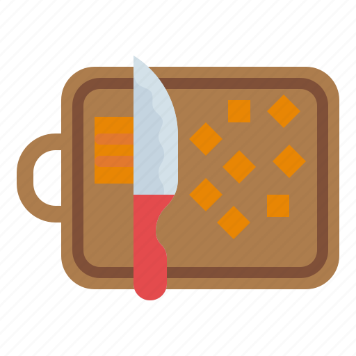 Chop, cooking, dice, kitchen, slice icon - Download on Iconfinder