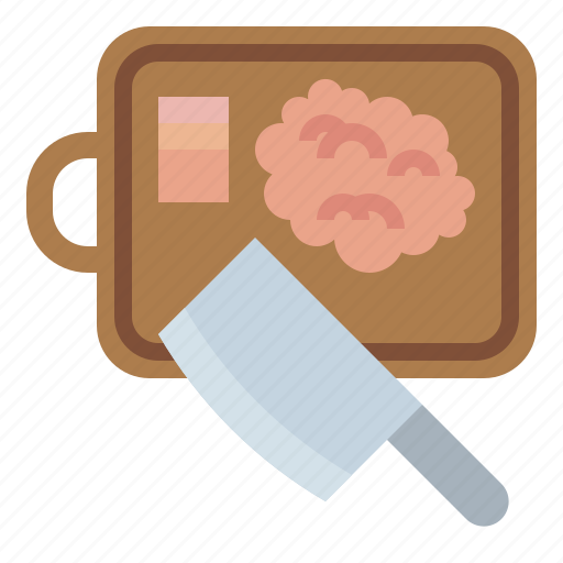 Chop, cooking, kitchen, meat, mince icon - Download on Iconfinder