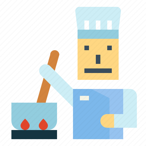 Chef, cooking, man, pot, stockpot icon - Download on Iconfinder