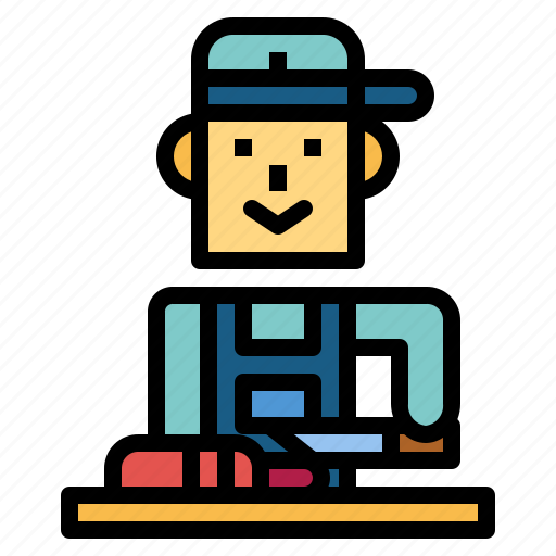 Chop, cooking, man, shredded icon - Download on Iconfinder